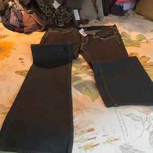 NWT Loft Modern Flare dark wash jeans size 10